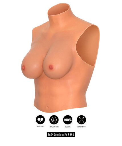 HIDDEN DESIRE - ALTER EGO WEARABLE BREAST SHIRT E-CUP FLESH HIDDEN DESIRE - ALTER EGO WEARABLE BREAST SHIRT E-CUP FLESH