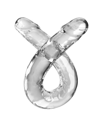 KING COCK - DOUBLE TROUBLE DOUBLE DILDO 46 CM CLEAR KING COCK - DOUBLE TROUBLE DOUBLE DILDO 46 CM CLEAR