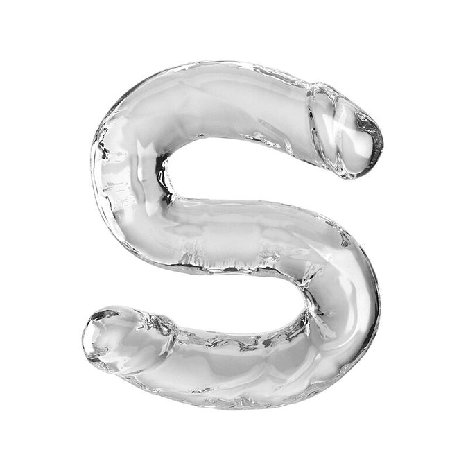 King Cock – Double Trouble dubbele dildo 46 cm transparant
