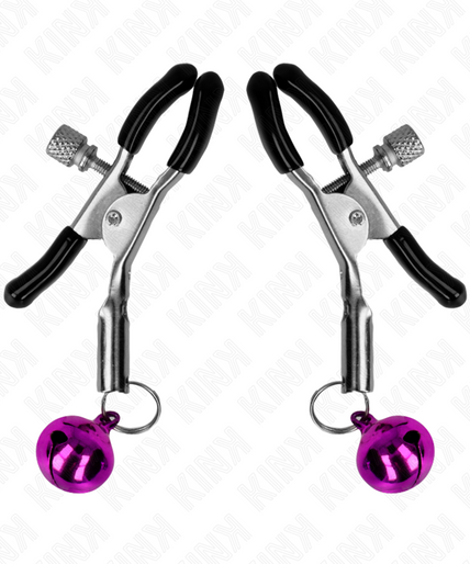 KINK - PURPLE SINGLE BELL NIPPLE CLAMP 6 CM KINK - PURPLE SINGLE BELL NIPPLE CLAMP 6 CM