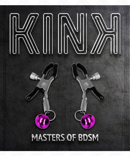 KINK - PURPLE SINGLE BELL NIPPLE CLAMP 6 CM KINK - PURPLE SINGLE BELL NIPPLE CLAMP 6 CM