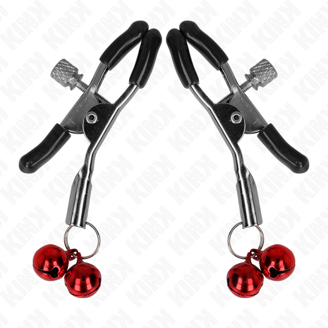 Kink – Dubbele Bel Tepelklem Rood 6 Cm