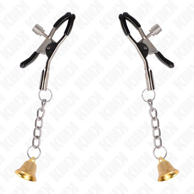 Kink – Gouden Bel Hanger Tepelklemmen 6 Cm