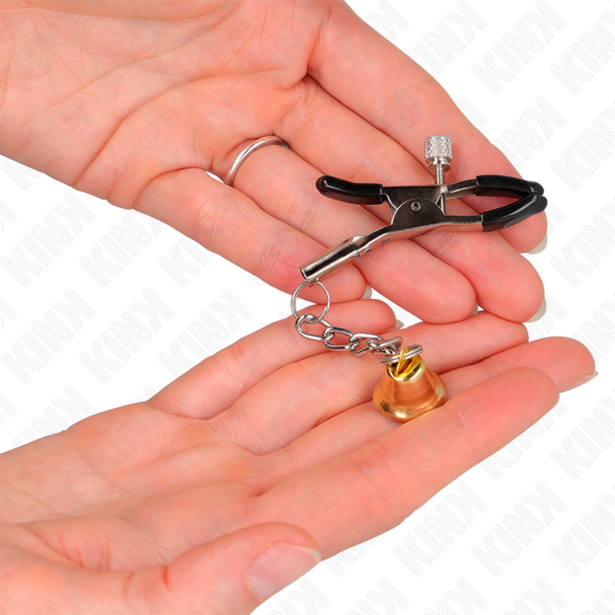Kink – Gouden Bel Hanger Tepelklemmen 6 Cm