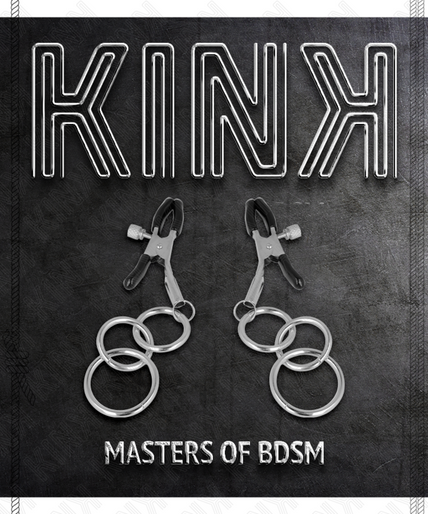 KINK - 3 O-RING NIPPLE CLAMP 6 CM KINK - 3 O-RING NIPPLE CLAMP 6 CM