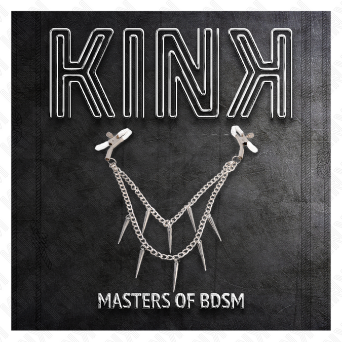Kink – Nipple Clamps With Spikes Chains 30 Cm