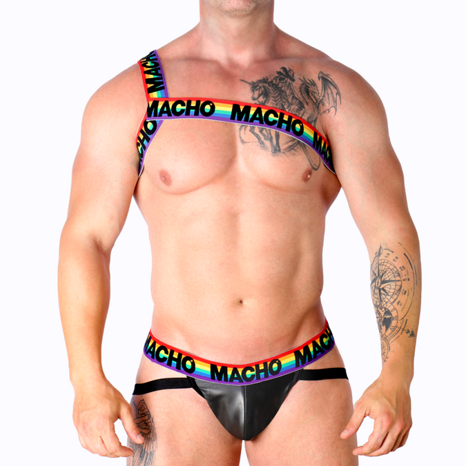 MACHO - TUIGJE VOOR HOND ROMAN PRIDE L/XL