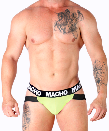 MACHO - MX28FA JOCK YELLOW L MACHO - MX28FA JOCK YELLOW L