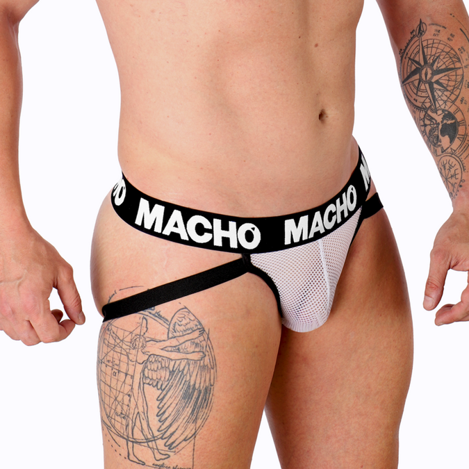 MACHO - MX26X1 JOCK GRID WIT S