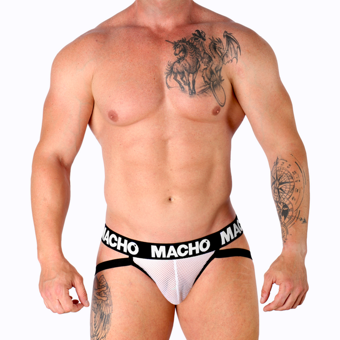 MACHO - MX26X1 JOCK GRID WIT S