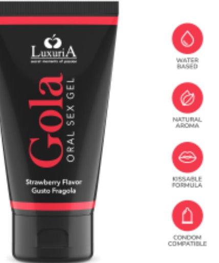 INTIMATELINE LUXURIA - ORAL SEX GEL STRAWBERRY FLAVOR 50 ML INTIMATELINE LUXURIA - ORAL SEX GEL STRAWBERRY FLAVOR 50 ML