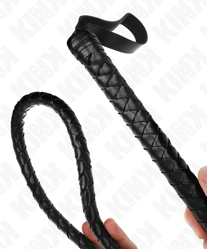 KINK - LONG BLACK SNAKE WHIP 210 CM KINK - LONG BLACK SNAKE WHIP 210 CM