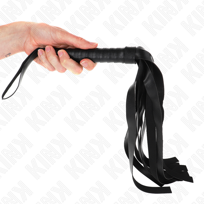 KINK - ZWARTE BREDE STAARTSLAGZWEP 48,5 CM