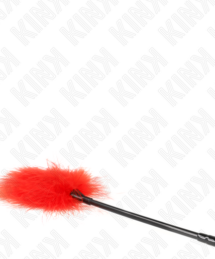 KINK - RED TICKLE FEATHERS USED FOR THE BONDAGE KIT 27 CM KINK - RED TICKLE FEATHERS USED FOR THE BONDAGE KIT 27 CM