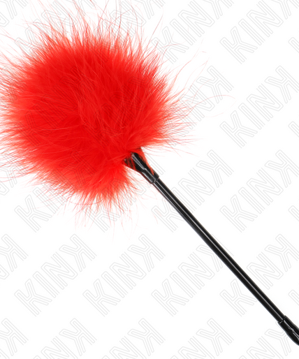 KINK - RED TICKLE FEATHERS USED FOR THE BONDAGE KIT 27 CM KINK - RED TICKLE FEATHERS USED FOR THE BONDAGE KIT 27 CM