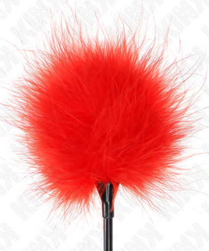 KINK - RED TICKLE FEATHERS USED FOR THE BONDAGE KIT 27 CM KINK - RED TICKLE FEATHERS USED FOR THE BONDAGE KIT 27 CM