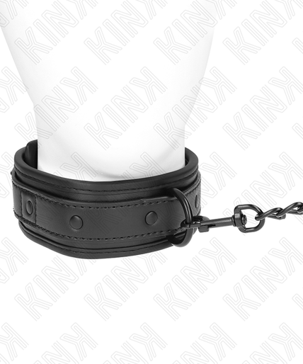 KINK - NEOPRENE BONDAGE COLLAR MODEL 2 WITH BELT 78 CM ADJUSTABLE 37.5 X 49.5 CM KINK - NEOPRENE BONDAGE COLLAR MODEL 2 WITH BELT 78 CM ADJUSTABLE 37.5 X 49.5 CM