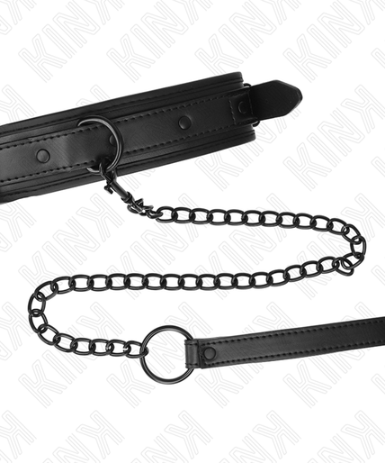 KINK - NEOPRENE BONDAGE COLLAR MODEL 2 WITH BELT 78 CM ADJUSTABLE 37.5 X 49.5 CM KINK - NEOPRENE BONDAGE COLLAR MODEL 2 WITH BELT 78 CM ADJUSTABLE 37.5 X 49.5 CM