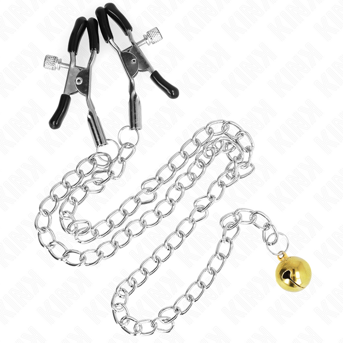 Kink – Ketting Tepelklemmen met Bel 30 cm