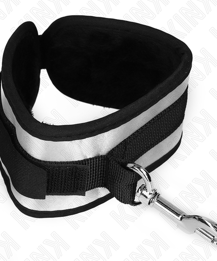 KINK - NEOPRENE WRIST CUFFS GREY 23 X 5 CM KINK - NEOPRENE WRIST CUFFS GREY 23 X 5 CM