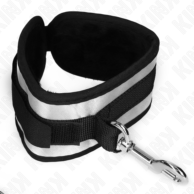 KINK - NEOPREEN POLSBANDEN GRIJS 23 X 5 CM