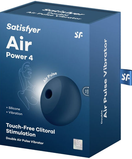 SATISFYER - AIR PULSE STIMULATOR & VIBRATOR 12 TRILLINGEN BLAUW SATISFYER - AIR PULSE STIMULATOR & VIBRATOR 12 TRILLINGEN BLAUW