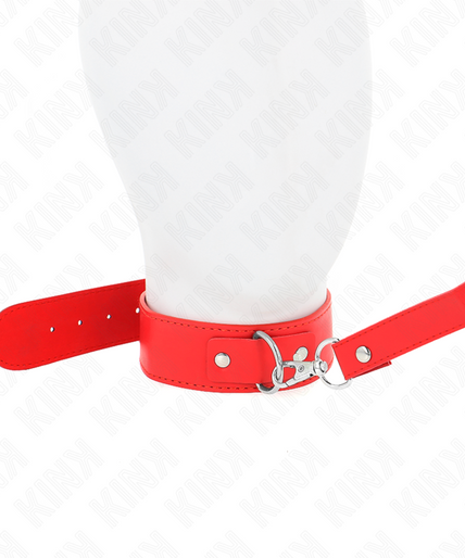 KINK - NECKLACE WITH BELT 116 CM ROJO STRAP ADJUSTABLE 32-50 CM X 8 CM KINK - NECKLACE WITH BELT 116 CM ROJO STRAP ADJUSTABLE 32-50 CM X 8 CM