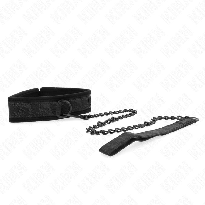 Kink – Basic Model Collar With Leash 77 Cm Model 5 Ajustable 34 – 54 Cm X 5 Cm