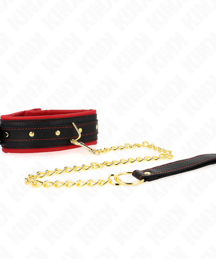 KINK - COLLAR WITH PLAIN FABRIC LEASH ADJUSTABLE 33-48 CM X 5.7 CM KINK - COLLAR WITH PLAIN FABRIC LEASH ADJUSTABLE 33-48 CM X 5.7 CM