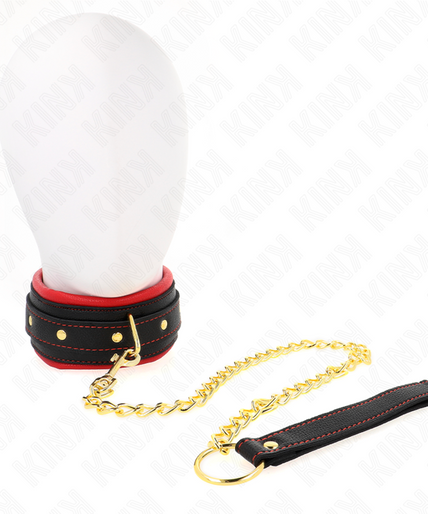 KINK - COLLAR WITH PLAIN FABRIC LEASH ADJUSTABLE 33-48 CM X 5.7 CM KINK - COLLAR WITH PLAIN FABRIC LEASH ADJUSTABLE 33-48 CM X 5.7 CM