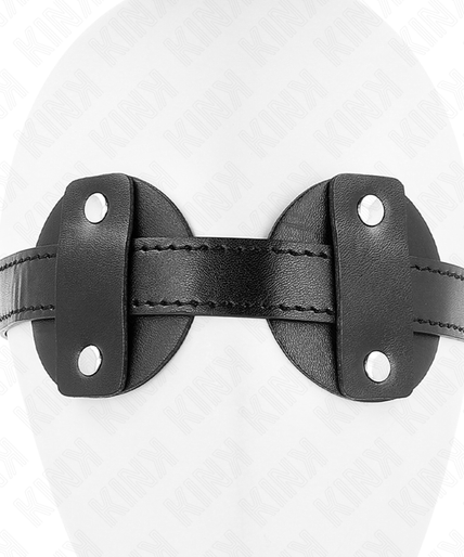 KINK - ROUND BLINDFOLD COVER 5.9 CM ADJUSTABLE 40.5-67 CM KINK - ROUND BLINDFOLD COVER 5.9 CM ADJUSTABLE 40.5-67 CM