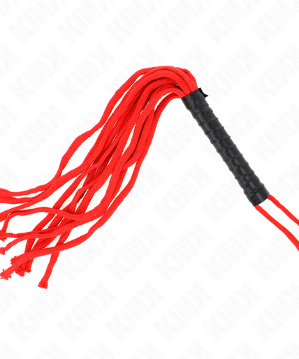 KINK - ROJO ROPE WHIP 56 CM KINK - ROJO ROPE WHIP 56 CM
