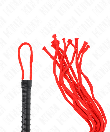 KINK - ROJO ROPE WHIP 56 CM KINK - ROJO ROPE WHIP 56 CM