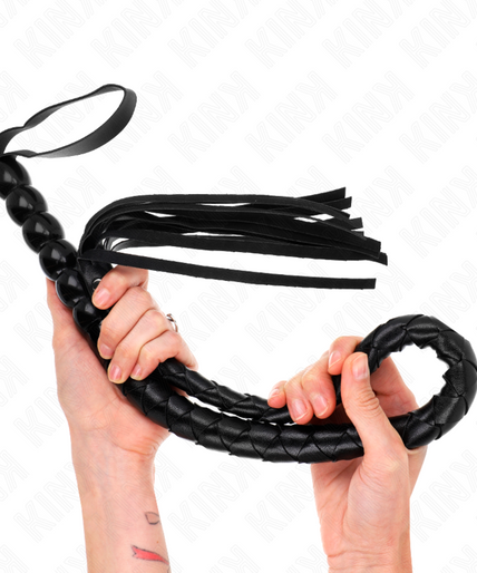 KINK - BEADED SNAKE WHIP 80 CM KINK - BEADED SNAKE WHIP 80 CM
