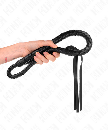 KINK - LONG WHIP WITH BEADS 110 CM KINK - LONG WHIP WITH BEADS 110 CM