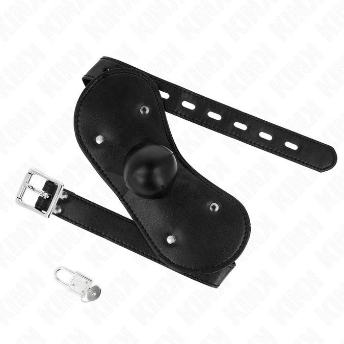 Kink – Ball Gag Mouth Mask With Lock Adjustable 42 – 60 Cm