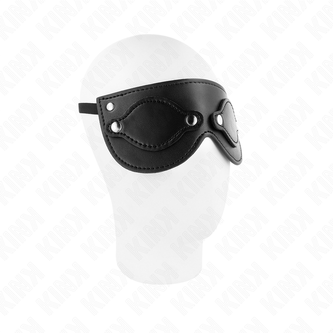 Kink – Leatherette Mask With Detachable Eye Covers 22 X 9 Cm