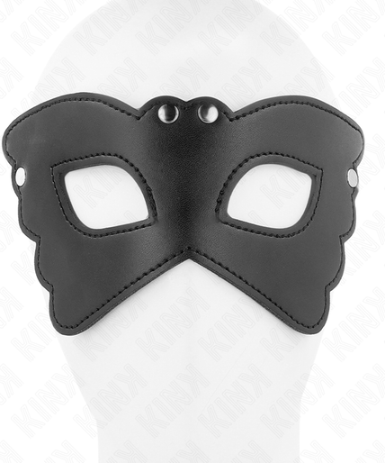 KINK - BUTTERFLY SHAPED LEATHERETTE MASK 20 x 9 CM KINK - BUTTERFLY SHAPED LEATHERETTE MASK 20 x 9 CM