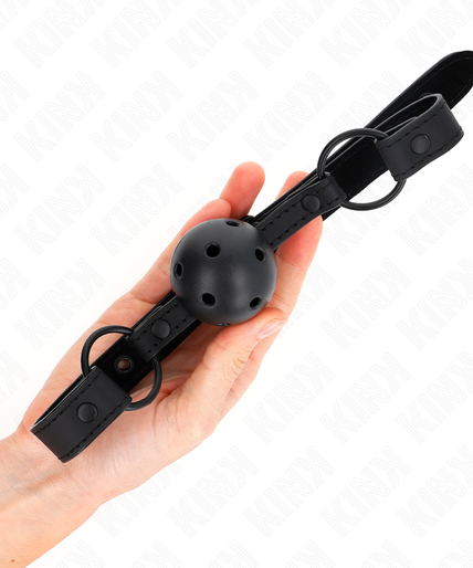KINK - NEOPRENE BALL 4.5 CM GAG 63.5 X 2 CM ADJUSTABLE 41 X 59 CM KINK - NEOPRENE BALL 4.5 CM GAG 63.5 X 2 CM ADJUSTABLE 41 X 59 CM
