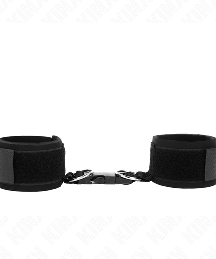 KINK - NEOPRENE HOOK&LOOP FASTENER WRIST RESTRAINTS BLACK ADJUSTABLE 22-34 CM KINK - NEOPRENE HOOK&LOOP FASTENER WRIST RESTRAINTS BLACK ADJUSTABLE 22-34 CM