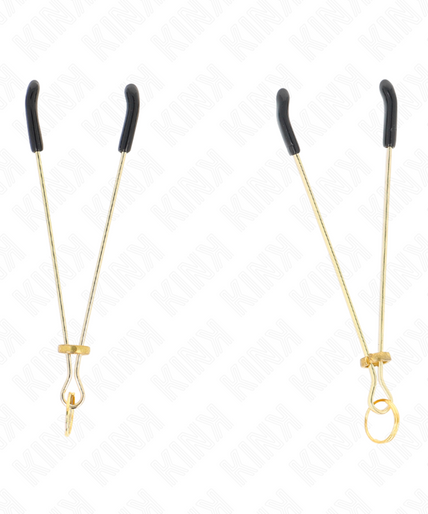 KINK - THIN NIPPLE CLAMPS GOLD 7 CM KINK - THIN NIPPLE CLAMPS GOLD 7 CM