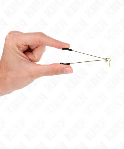 KINK - THIN NIPPLE CLAMPS GOLD 7 CM KINK - THIN NIPPLE CLAMPS GOLD 7 CM