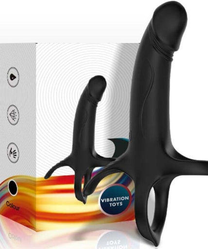 ARMONY - DILDO WITH RING & VIBRATOR BLACK ARMONY - DILDO WITH RING & VIBRATOR BLACK