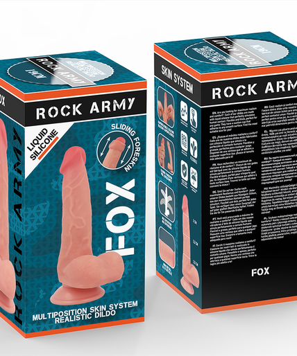 ROCKARMY - LIQUID SILICONE FOX 19 CM -O- 3.2 CM ROCKARMY - LIQUID SILICONE FOX 19 CM -O- 3.2 CM