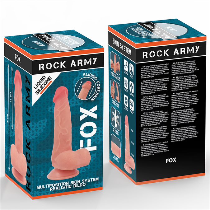 ROCKARMY - VLOEIBARE SILICONEN VOS 19 CM -O- 3.2 CM