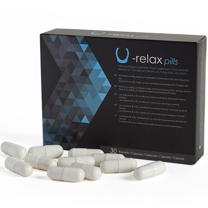 500 COSMETICS - U-RELAX CAPSULES ONTSPANNING EN ANGSTVERMINDERING - 30 CAPSULES.