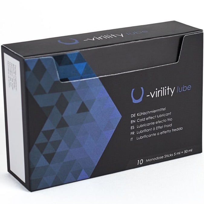 500 Cosmetics – U – Virility Lube Cold Effect Lubricant 10 X 5 Ml