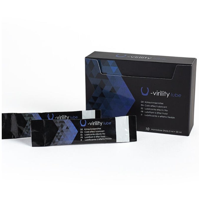 500 Cosmetics – U – Virility Lube Cold Effect Lubricant 10 X 5 Ml