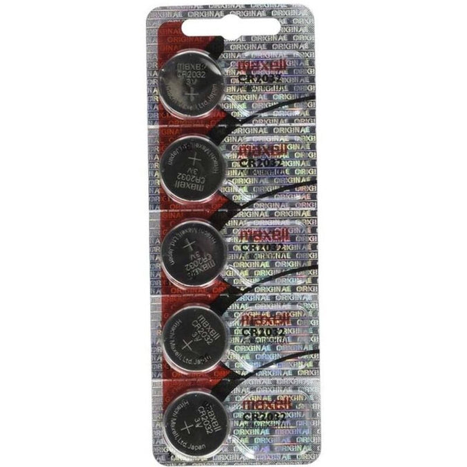 MAXELL - BATTERIJ LITHIUM CR2032 3V - 5 STUKS