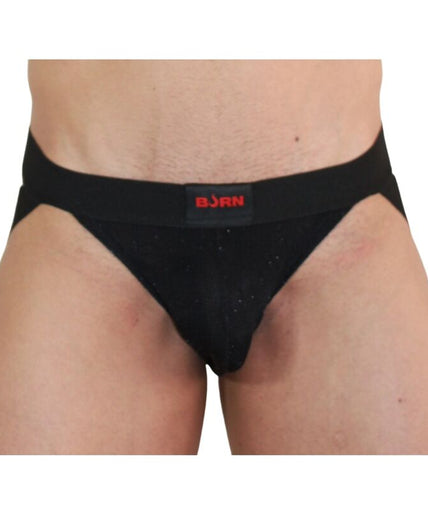 BURN - 003 JOCK GLANZEND ZWART S BURN - 003 JOCK GLANZEND ZWART S
